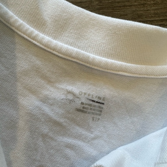 SOLD✨AERIE offline cropped polo top 🤍 - Picture 10 of 12